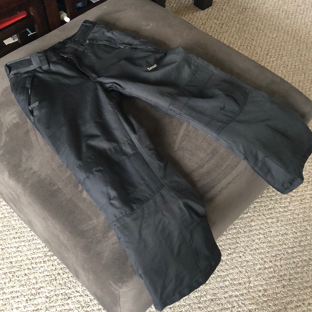 Black boys snow pants